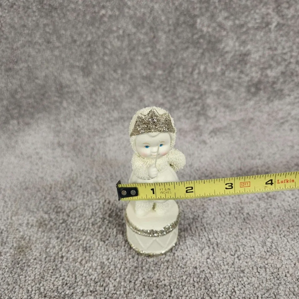 Department 56 Snowbabies Figurines White Glitter Lot‎ of 3